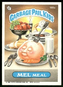 1986 Topps Garbage Pail Kids Series 5 #188a Mel Meal - Picture 1 of 2