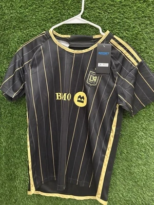Kit Jersey y Pantalones Cortos Niños Lafc Son Negro Dorado Nuevo Todas las Tallas Disponibles Foto 1 de 2