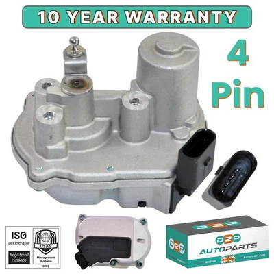 TURBO ELECTRONIC ACTUATOR FOR AUDI A4 B7 A6 C6 A8 D3 3.0 TDI A2C53308523 4-PIN - Image 1 of 4