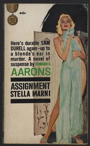 Assignment Stella Marni Edward Aarons 1957 Vintage Paperback Sam Durell Series - Picture 1 of 1