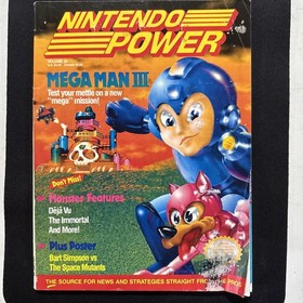 Nintendo Power Magazine #20 January 1991 NES Mega Man III, with Poster Complete