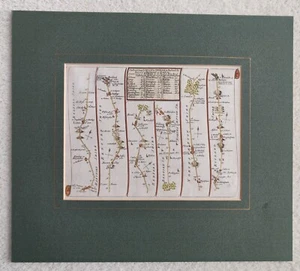 Single page road map by John Senex 1678-1740 - Picture 1 of 6