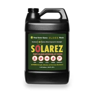 SOLARZ UV Cure Nano-Quarz Glanzharz (Gallone) Surfbrett, Handwerk, Hobby, Marine - Bild 1 von 3