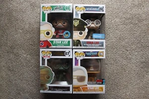 Lot of 4 Funko Pop Stan Lee 03 07 282 519 - Picture 1 of 7