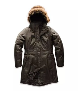 NEW! NORTH FACE Arctic Parka II Women’s XS Taupe Green 550-Fill Down Waterproof - Picture 1 of 9