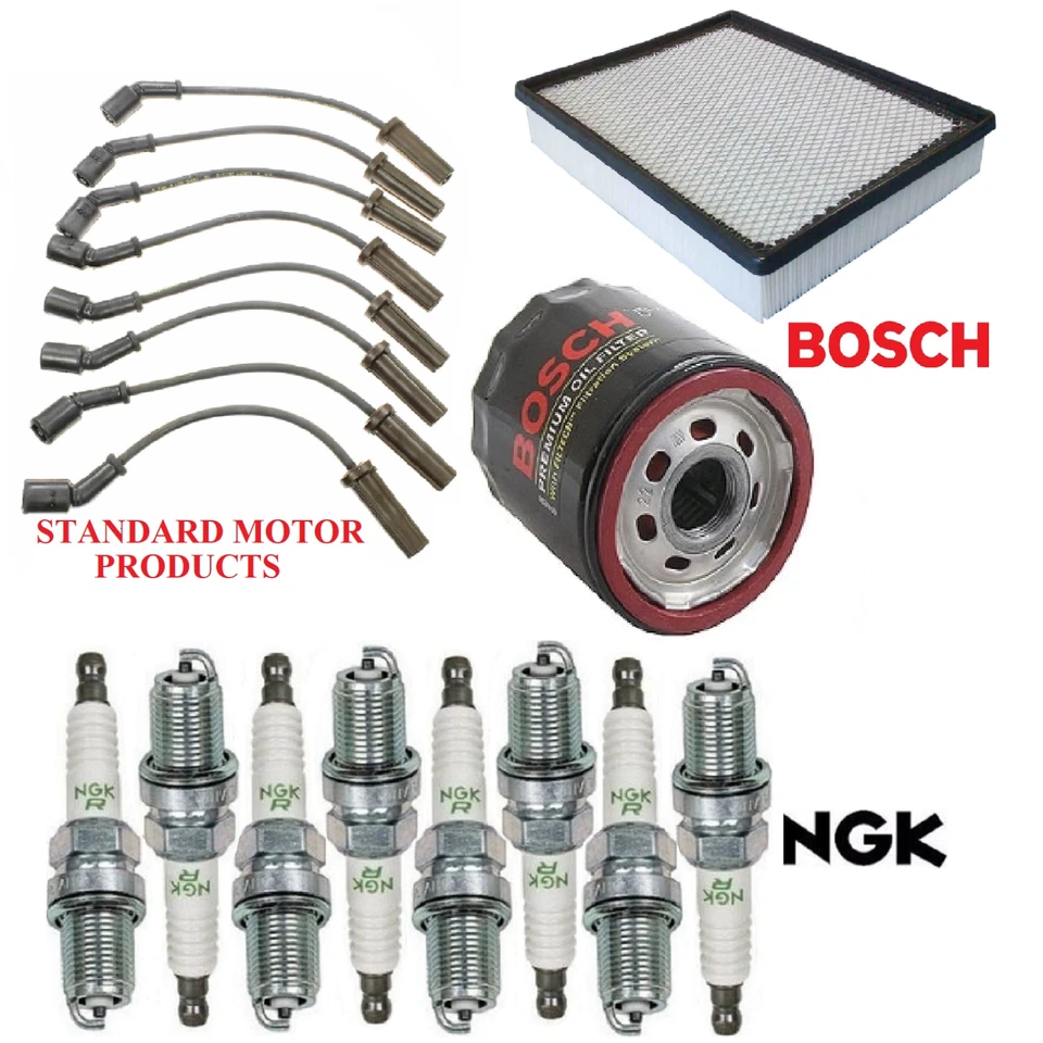 Kit de ajuste plugues de filtros para CHEVY SILVERADO 1500 CLASSIC 4,8L, BOBINA QUADRADA 2007 - Imagem 1 de 1