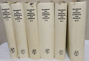 HANDBUCH DER PFLANZENERNAHRUNG UND MUNGUNGUNG 3 BÄNDE 6 BÜCHER SCHARRER & LINSER - Bild 1 von 12