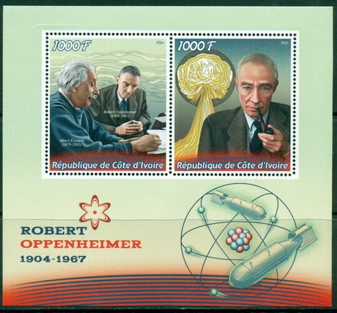 2016 ROBERT OPPENHEIMER EINSTEIN ATOM BOMB SCIENCE Cover