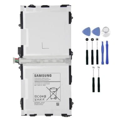 OEM Samsung Galaxy Tab S 10.5 Battery SM-T800 T801 T805 EB-BT800FBE 7900mAh+Tool - Imagem 1 de 3