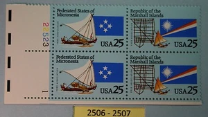 Price is per Each  2506-2507 2508-2511 2512 2513 2514 2515   US NH Plate Blocks  - Picture 1 of 6