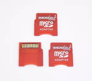 3x Rot Micro SD auf Mini SD Adapter - Bild 1 von 1