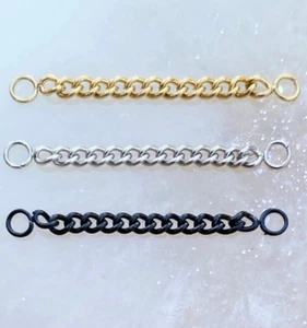 Piercing Chain. Nose Chain. Ear Chain. Gold, Black, or Silver. - Picture 1 of 3
