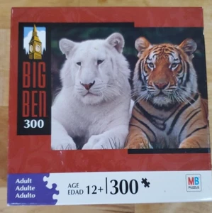 ¡NUEVO! Rompecabezas de 300 piezas White Tiger & Sumatra Tiger de Big Ben - Imagen 1 de 4