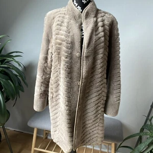 Lammfell Jacke Gr. L beige - Bild 1 von 12