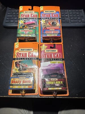 4)1998 Matchbox Star Collection KNIGHT RIDER HAPPY DAYS BRADY BUNCH MAGNUM P.I. - Image 1 of 4