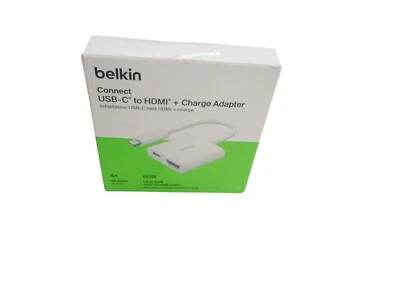 Belkin Connect USB-C to HDMI + Charge Adapter - white - Image 1 of 2