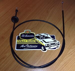 Ford Mk1 Escort Bonnet Release Cable All Models 1970-1975 Race Rally Historic