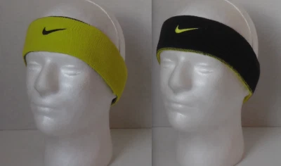 Nike Dri-Fit Home & Away Headband Adult Unisex Lime/Black - Image 1 of 4