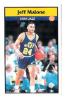 Jeff Malone 1992-93 Utah Jazz Basketball Italian Panni Sticker Card