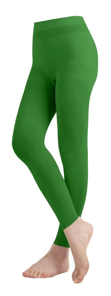 Medias de baile sin pies de microfibra opaca de color liso EMEM Apparel para mujer Foto 1 de 4