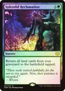 Splendid Reclamation - Innistrad: Crimson Vow - 221/277 - MTG - NM --- FOIL - Picture 1 of 1