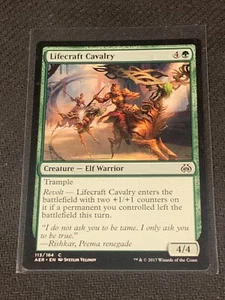 Magic the Gathering Aether Revolt Lifecraft Cavalry - Picture 1 of 2
