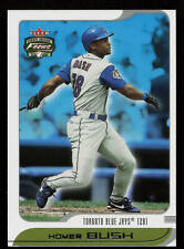 2002 Fleer Focus Jersey Edition Homer Bush #92 Toronto Blue Jays Baseball Card