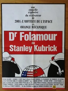 DR FOLAMOUR stanley kubrick affiche cinema originale 80x60 cm R70s peter sellers - Imagen 1 de 1