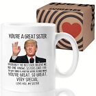 You're A Great Sister Mug, Funny Sister Gifts from Sister Brother, Sister Bir...