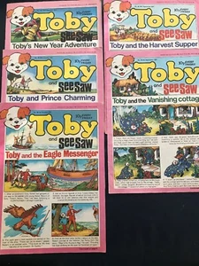 Toby And SeeSaw Comic : Various From 1977 - Imagen 1 de 8