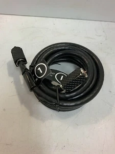 Cable coaxial macho a macho cómodo mecanismo de tornillo electrónica de 2 pies reciclado - Imagen 1 de 5