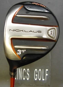 Left Handed Nicklaus Claw 15° 3 Wood Regular Graphite Shaft Nicklaus Grip - Picture 1 of 6