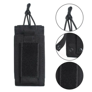 Outdoor Tactical Single Magazine Pouch Molle Mag Accessory Bag Carrier Bag Black - Picture 1 of 7
