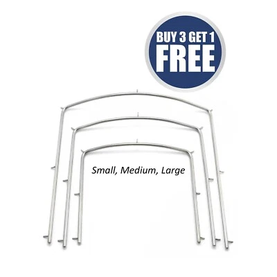 Juego de 3 marcos de goma dental para presas endodoncia pequeños, medianos, grandes Foto 1 de 3