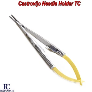 Micro Castroviejo Nadelhalter Zange gerade Dental Chirurgische Instrumente - Bild 1 von 5