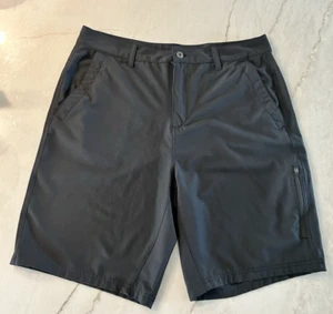 Gerry Herren Shorts vorne flach Gr. 36 Reißverschlusstaschen weich schwarz Chino - Bild 1 von 9
