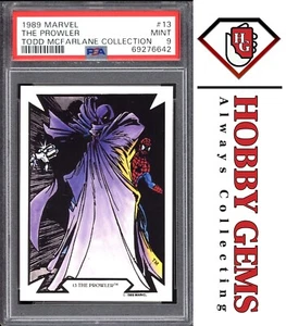 PROWLER SPIDER-MAN PSA 9 1989 Marvel Todd McFarlane Collection #13 - Imagen 1 de 2