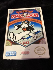 Vintage Nintendo NES Monopoly Game Made In Japan 1991