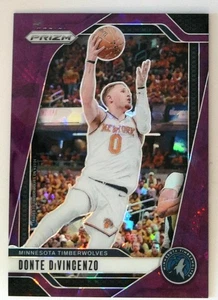 2024-25 Panini Prizm Donte DiVincenzo Purple Ice /149 #51 TIMBERWOLVES - Bild 1 von 3