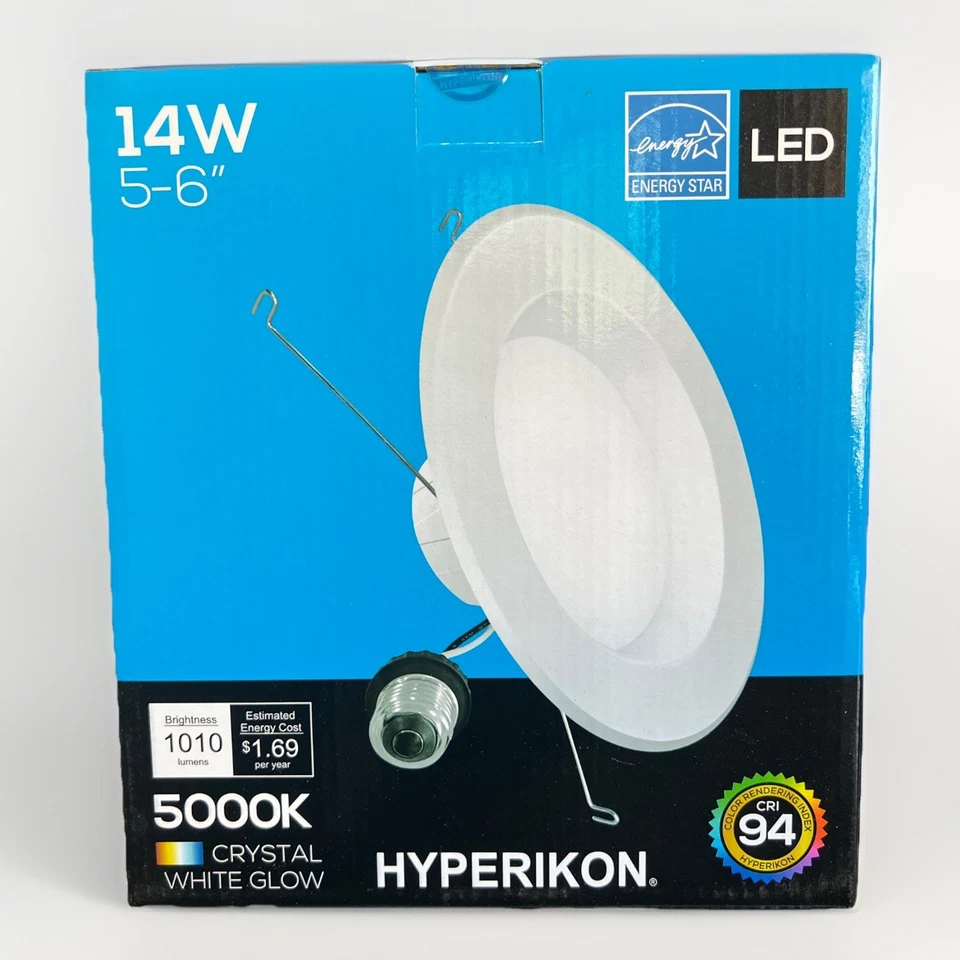 Hyperikon HyperDownlight6-402 LED 5-6” Downlight 14W 4000K Daylight Glow - Image 1 of 4