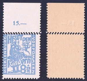 SBZ Mecklenburg Vorpommern / 27a ** Doppelzähnung / 20,-- M€ - Bild 1 von 1