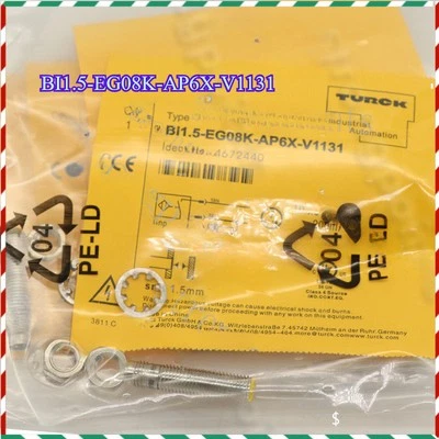 1PCS NEW TURCK BI1.5-EG08K-AP6X-V1131 4672440 Inductive sensor fast shipping - Image 1 of 4