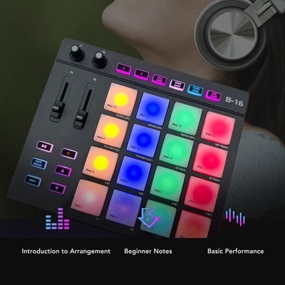 Midi Drum Pad Midi Controller ABS Silicon Für Studio - Bild 1 von 4