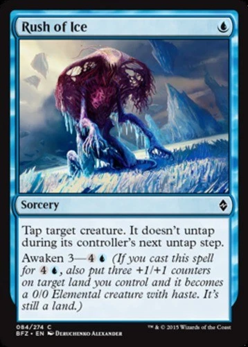 x1 Rush of Ice - Battle for Zendikar - NM - MTG - Image 1 of 1
