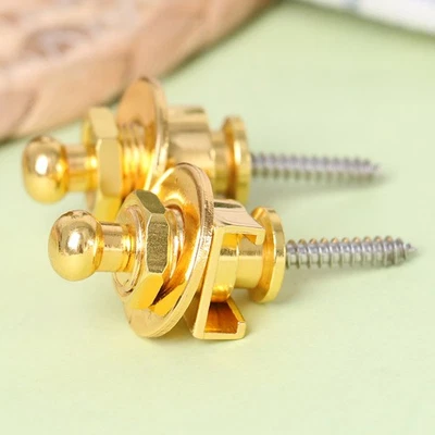 2 peças trava de alça de guitarra algodão Schaller Straplocks acústica elétrica BasAY - Imagem 1 de 4