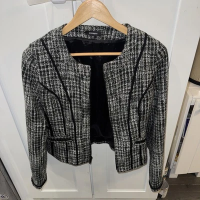 Blazer feminino Express tamanho médio cor cinza - Imagem 1 de 4