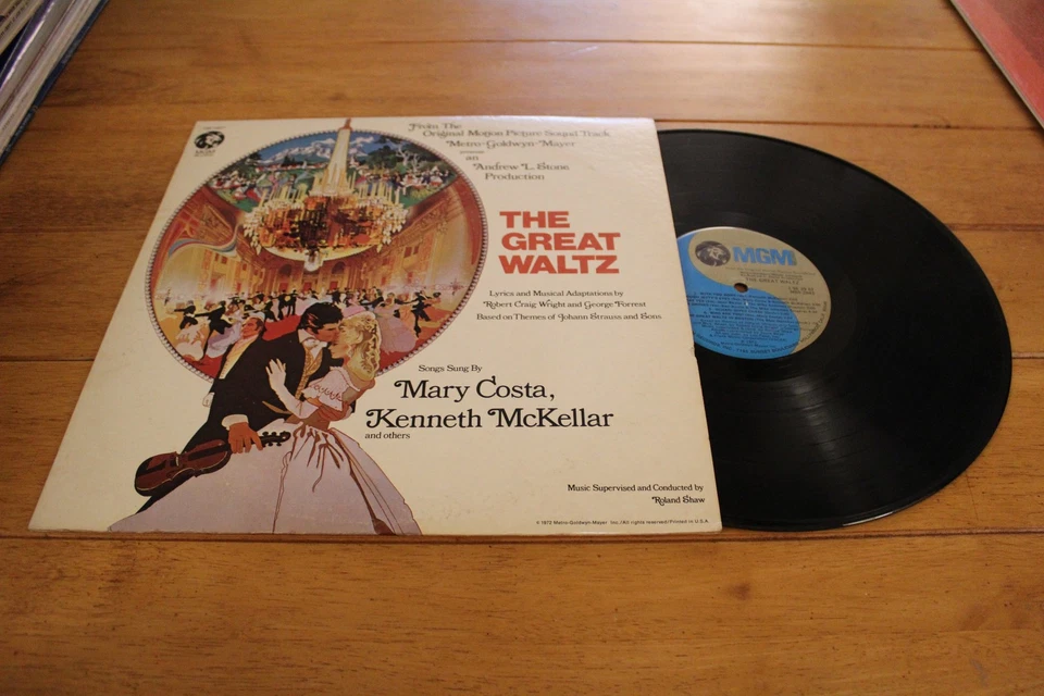 The Great Waltz Vinyl Record 1972 MGM Mary Costa Kenneth McKellar Soundtrack - Image 1 of 2