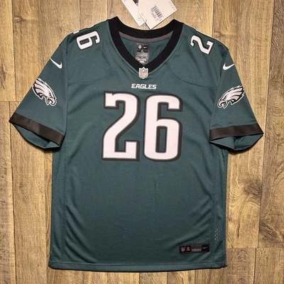 Camiseta deportiva de fútbol americano Nike Philadelphia Eagles Saquon Barkley para niños XL nueva con etiquetas Foto 1 de 4