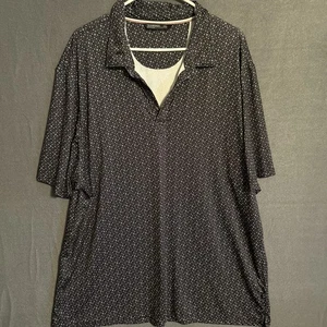 7 Diamonds Golf Polo Shirt Mens 2XL Right Angle 4 Way Stretch Performance - Picture 1 of 8
