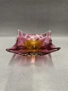 Bohemia Glass Josef Hospodka Chribska Bull Glass Art Vintage - Picture 1 of 11